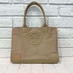 Tory Burch Mini Ella Camel Tote Shoulder Purse
